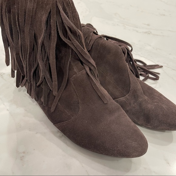 Sam Edelman Shoes - Sam Edelman brown fringe booties